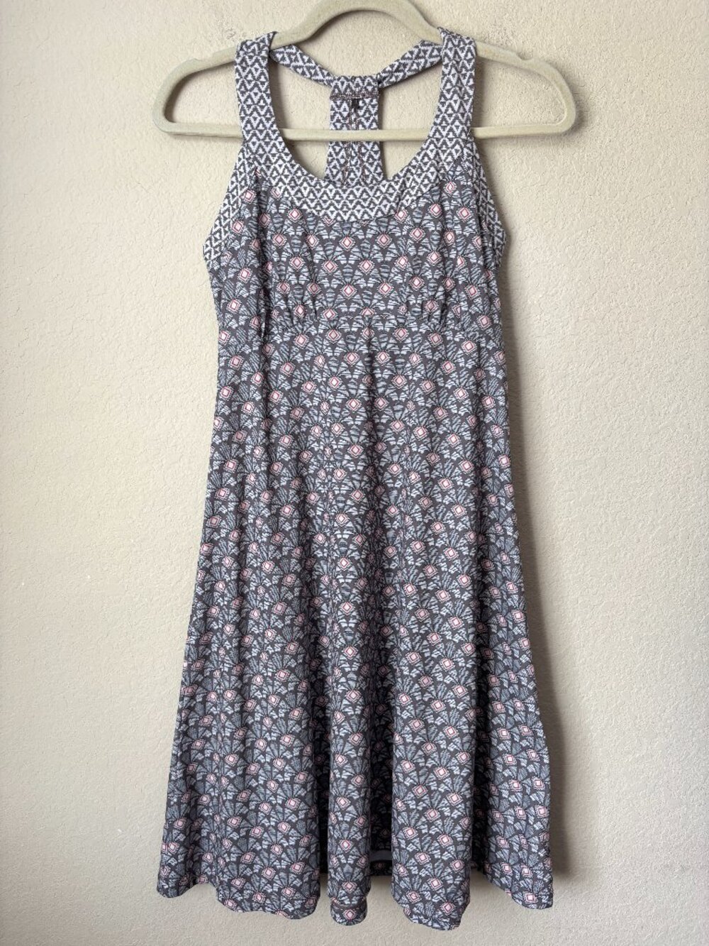 Prana Cali Sleeveless Racerback Printed Day Athleisure Backyard Dress